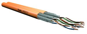 11389992 EL-PRO S/FTP 2x4x2xAWG23 1300MHZ Cat.7 halogen-free, orange, CPR: Dca