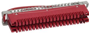 13310151600 LSA-Plus 2 earthing strip for 38 wires, red (discontinued item)