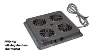 WN-0200-06-04-161 roof fan PWD-4W with eingebauten thermostat 380x380, RAL 9005