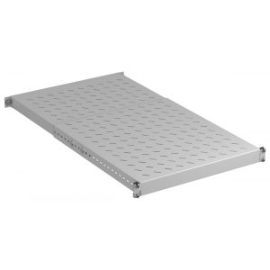 WZ-3074-83-00-011 19"-equipment shelf for mounting an 4 mounting rails - 1H frei regulierbarer depth, NB440mm, T500-900, RAL 7035 13305Z103