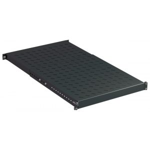 WZ-3074-83-00-161 19"-equipment shelf for mounting an 4 mounting rails 1H frei regulierbarer depth, NB440mm, T500-900 RAL9005