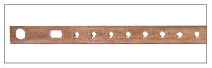 WZ-3393-11-00-000 Erdungschiene Cu 15 x 5 x 375 mm