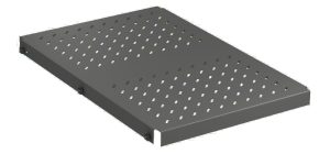 WZ-5841-06-00-161 equipment shelf for seitlichen mounting an 6 mounting rails H38mm, B483mm, heavy-duty shelf fest, depth 700 , RAL 9005 load capacity ca.200kg