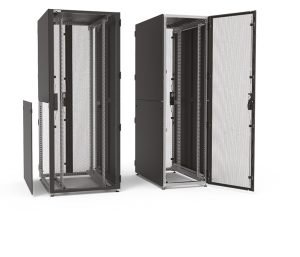 WZS42801012002161 Servercabinet 19" -42U- with perforated sheet-metal door front and split perforated sheet-metal door rear 1963 x 800 x 1000 , RAL 9005