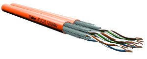 11384012orange e-fairline 8PSC23 1200MHZ S/FTP CAT.7 halogen-free ORANGE, CPR: B2CA