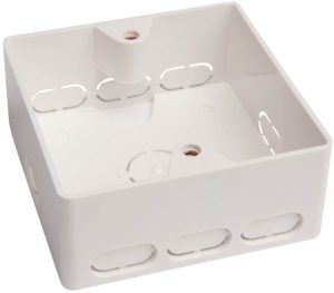 1330102AP9010 e-fairline surface-mounted housing without cover frame RAL 9010 / H=40mm housing height without cover frame 40mm