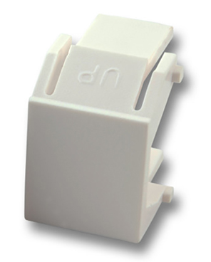 133-011-7112T e-fairline blank insert white for Keystone cut-outs pack of 100 pieces