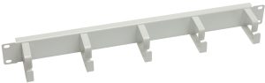 65100058 e-fairline 19" cable management panel 1U, 5 metal rings 699995.1
