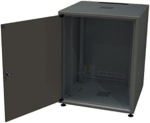 19" Office Cabinets Black RAL9005